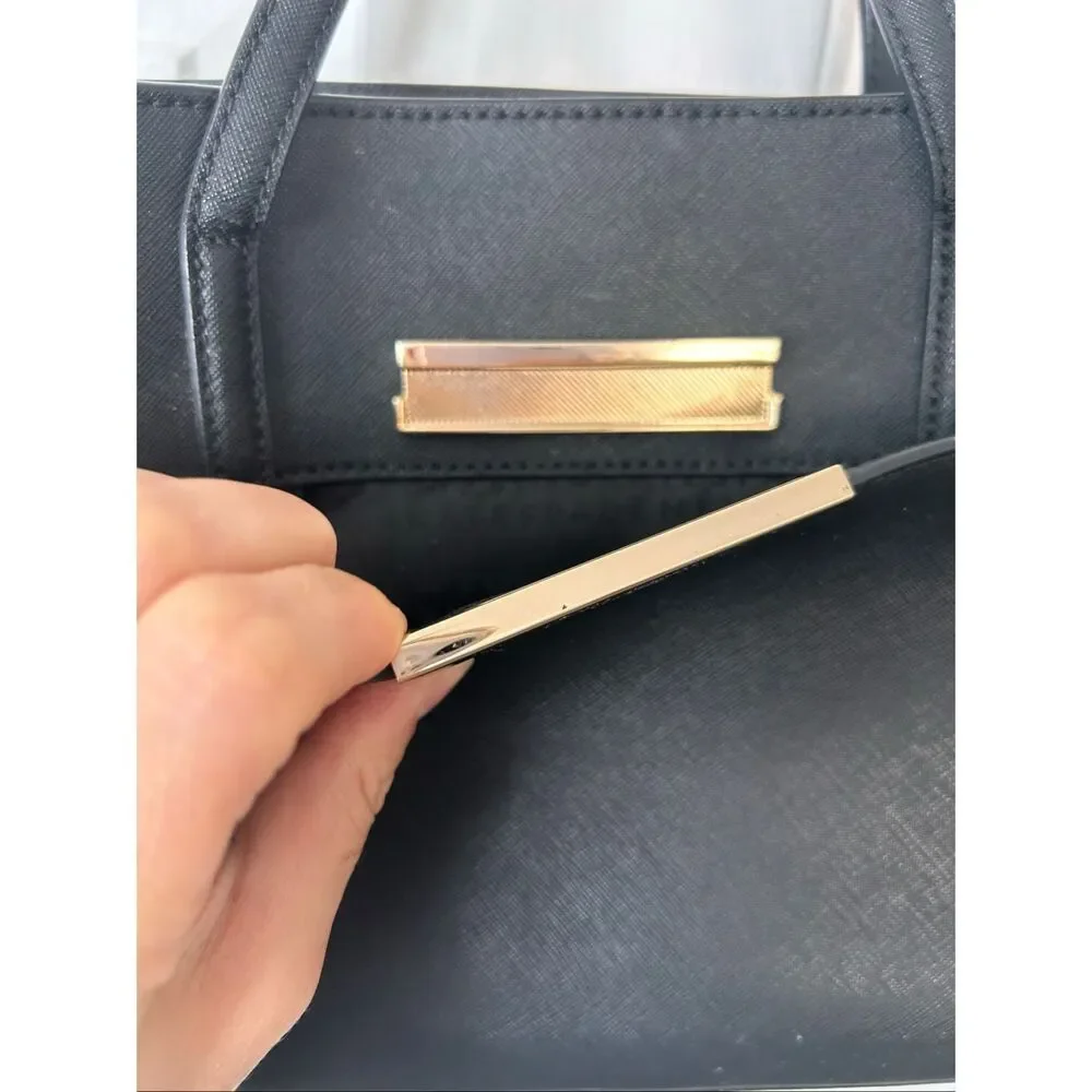 Kate Spade Black Clarke Maiden Way shoulder bag no strap